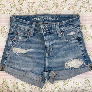 American Eagle STRETCH denim shorts.